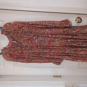 Free People Feeling Groovy Maxi Dress M.   Slip included NWOT